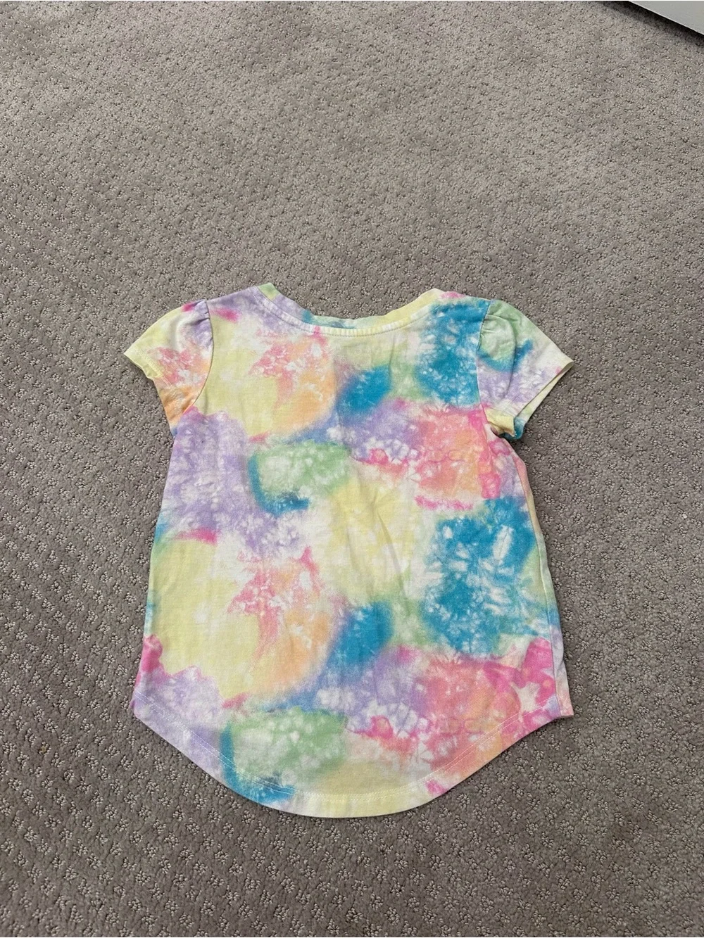 Girls 4T Shirt Bundle Bluey Unicorn Tie Dye Cat & Jack Unordinary Toddler 3pc